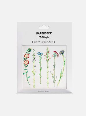 [MD &amp;P!CK] PAPERSELF Vintage Flowers TATTOO STICKER