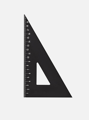 [MD &amp;P!CK] DESIGN LETTERS Ruler (Triangle)