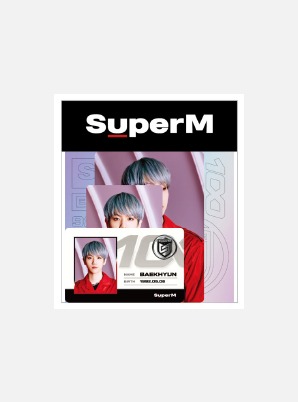 SuperM ID CARD + DECO STICKER SET - 100