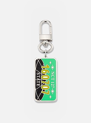 NCT 127 NUMBER PLATE KEY RING