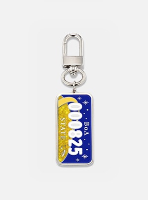BoA NUMBER PLATE KEY RING
