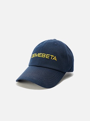 DEMEBETA BASIC LOGO CAP (NAVY/YELLOW)