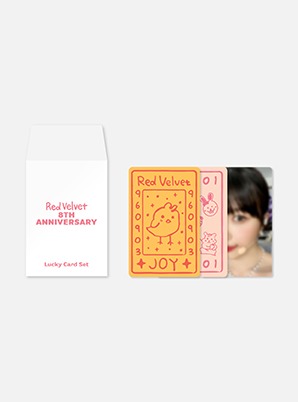 Red Velvet 8th Anniversary Lucky Card Set