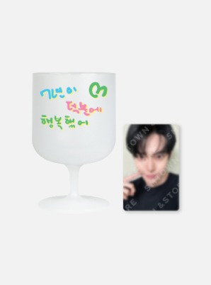 NCT 127 7th Anniversary DIY Plastic Wine Cup &amp; Photo Card Set