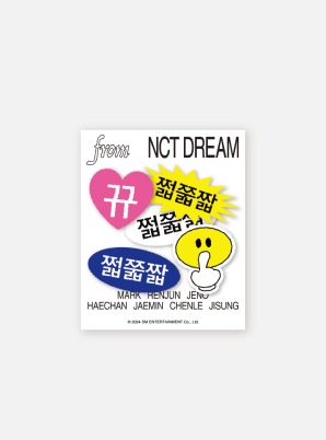 [POP-UP] NCT DREAM [PRE-ORDER] DREAM( )SCAPE ZONE - REMOVABLE STICKER SET