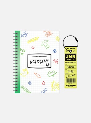 NCT DREAM COMMENTARY BOOK + LUGGAGE TAG SET - NCT LIFE: DREAM in Wonderland