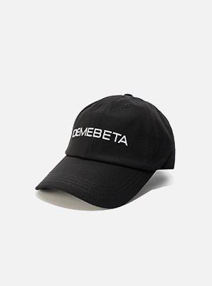 DEMEBETA BASIC LOGO CAP (BLACK/WHITE)