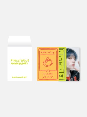 NCT DREAM 7th Anniversary Lucky Card Set