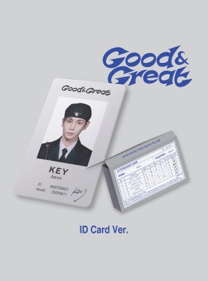 KEY The 2nd mini Album [Good &amp; Great] (ID Card Ver.)(SMART ALBUM)